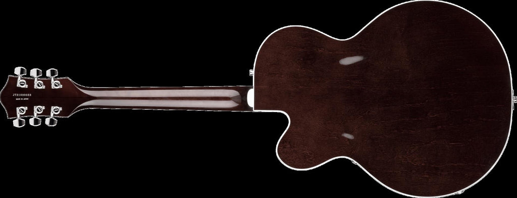 Gretsch G6118T Players Edition Anniversary Hollow Body Electric Guitar with Bigsby in Vintage White and Walnut