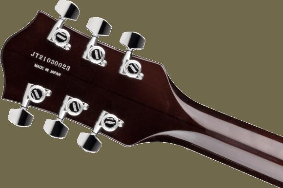 Gretsch G6118T Players Edition Anniversary Hollow Body Electric Guitar with Bigsby in Vintage White and Walnut