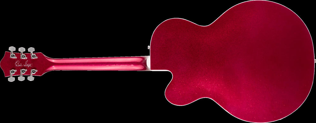 Gretsch 6120T-HR Brian Setzer Signature Hot Rod Hollow Body Electric Guitar with Bigsby in Magenta Sparkle