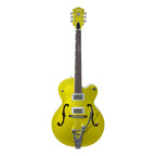 Gretsch G6120T-HR Brian Setzer Signature Hot Rod Hollow Body Electric Guitar with Rosewood Fretboard in Lime Gold