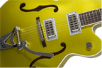 Gretsch G6120T-HR Brian Setzer Signature Hot Rod Hollow Body Electric Guitar with Rosewood Fretboard in Lime Gold