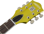 Gretsch G6120T-HR Brian Setzer Signature Hot Rod Hollow Body Electric Guitar with Rosewood Fretboard in Lime Gold