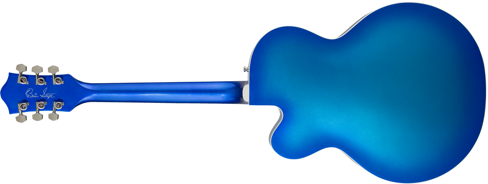Gretsch G6120T-HR Brian Setzer Signature Hot Rod Hollow Body Electric Guitar - Rosewood Fretboard - Candy Blue Burst