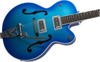 Gretsch G6120T-HR Brian Setzer Signature Hot Rod Hollow Body Electric Guitar with Rosewood Fretboard in Candy Blue Burst