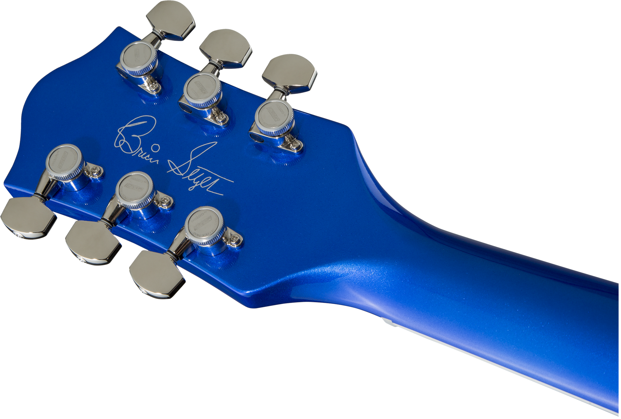 Gretsch G6120T-HR Brian Setzer Signature Hot Rod Hollow Body Electric Guitar - Rosewood Fretboard - Candy Blue Burst