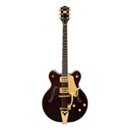 Gretsch G6122TG Players Edition Country Gentleman Hollow Body Electric Guitar with Bigsby and Gold Hardware in Walnut