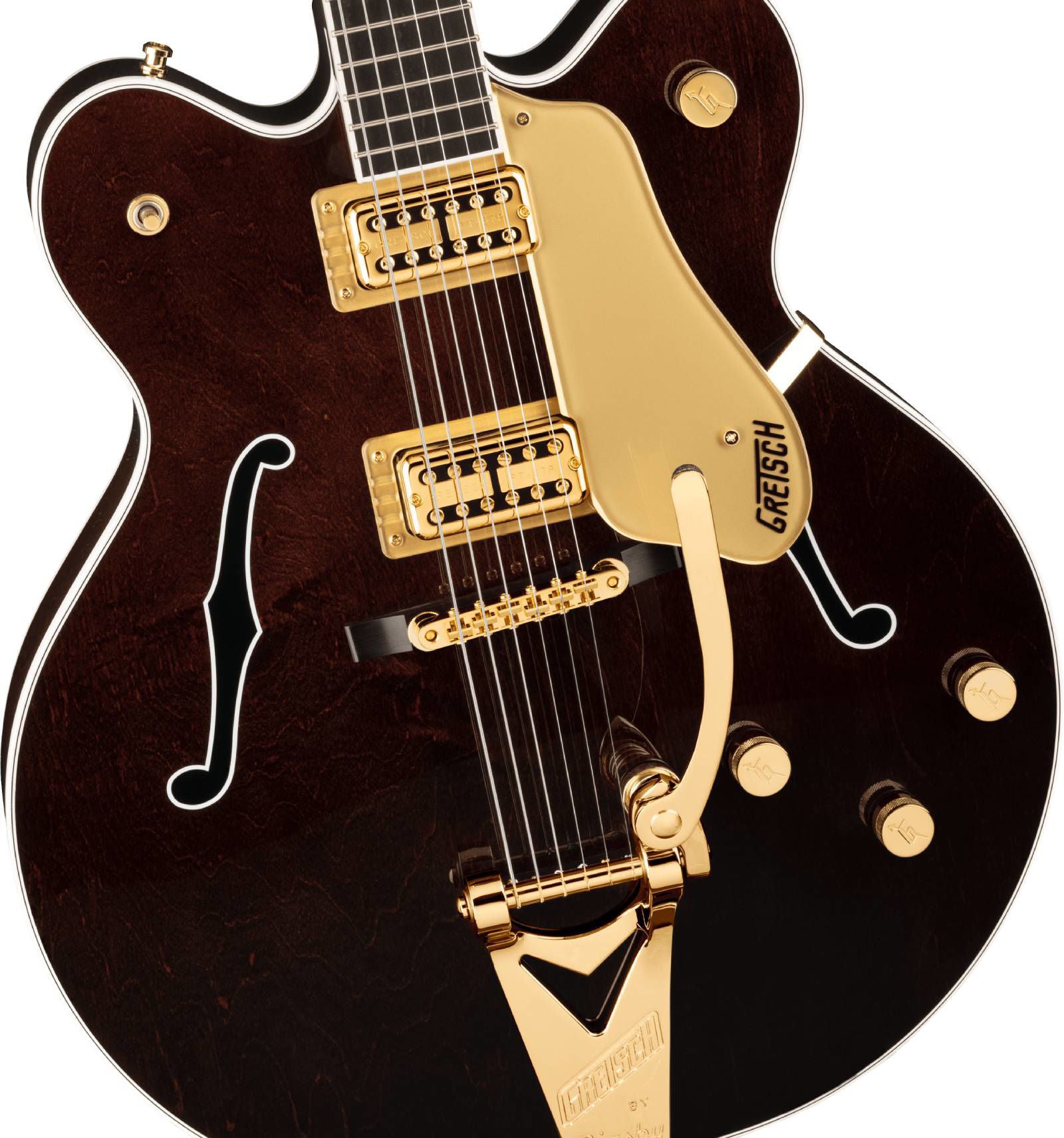 Gretsch G6122TG Players Edition Country Gentleman Hollow Body Electric Guitar - Walnut - Bigsby - Gold Hardware