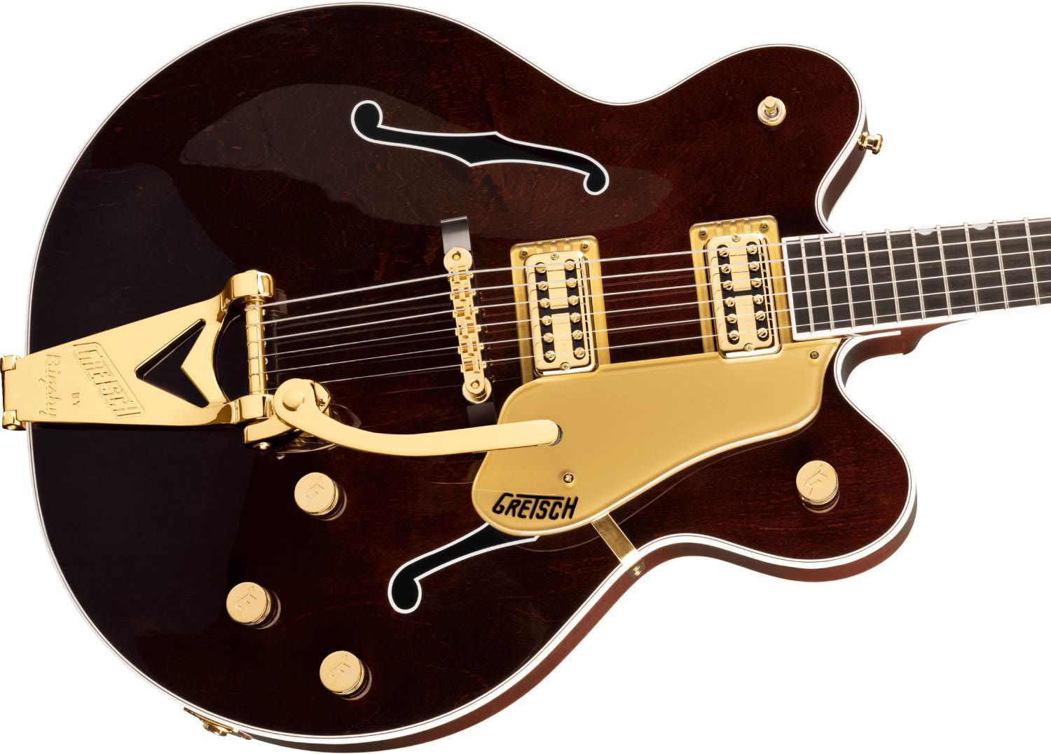 Gretsch G6122TG Players Edition Country Gentleman Hollow Body Electric Guitar - Walnut - Bigsby - Gold Hardware