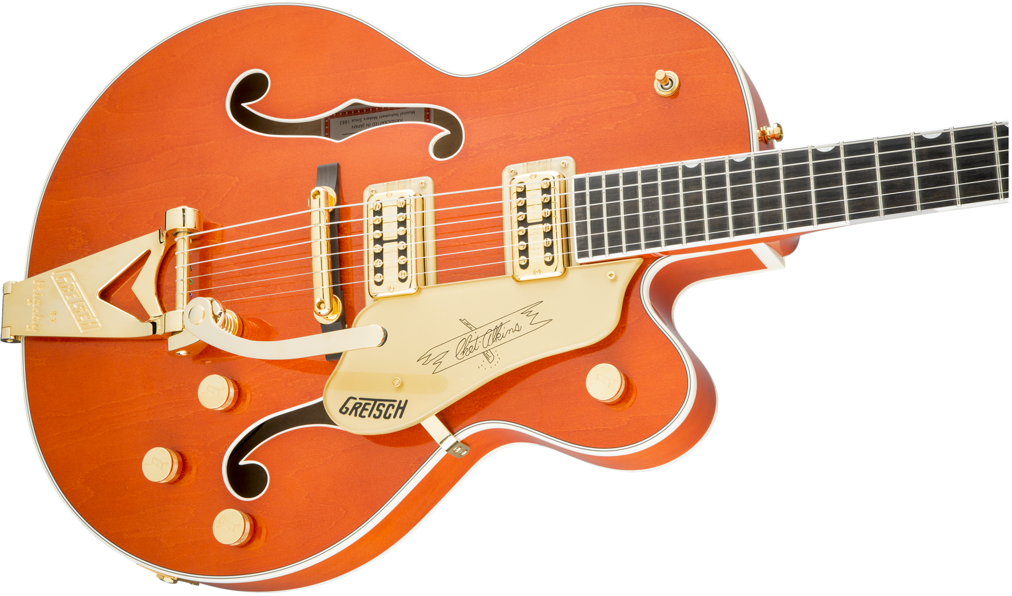 Gretsch G6120T Players Edition Nashville Electric Guitar Orange Stain
