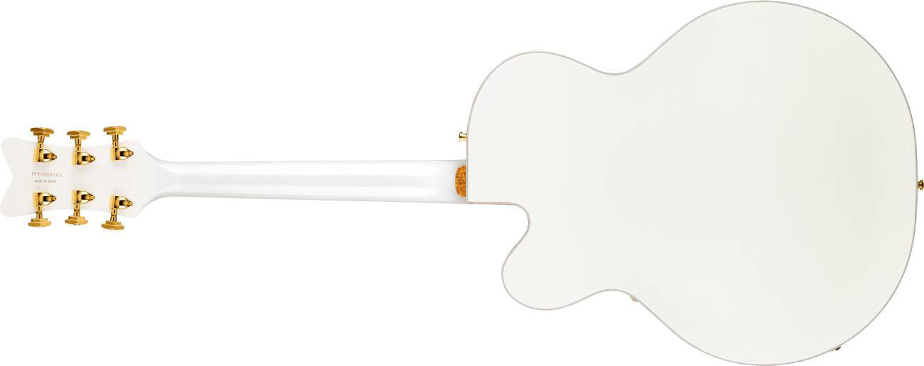 Gretsch G6136TG Players Edition Falcon Hollow Body Electric Guitar - Bigsby - White - Gold Hardware