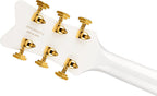 Gretsch G6136TG Players Edition Falcon Hollow Body Electric Guitar - Bigsby - White - Gold Hardware