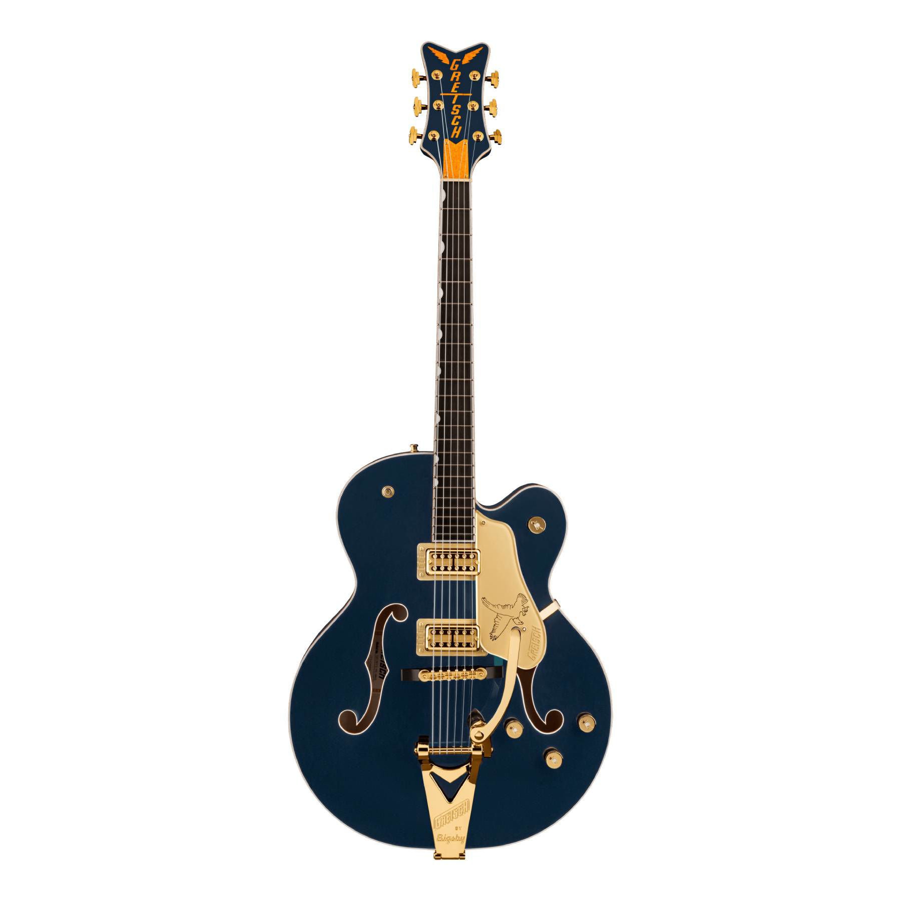 Gretsch G6136TG Players Edition Falcon Hollow Body Electric Guitar - Bigsby - Midnight Sapphire - Gold Hardware