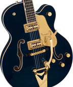 Gretsch G6136TG Players Edition Falcon Hollow Body Electric Guitar - Bigsby - Midnight Sapphire - Gold Hardware