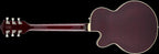 Gretsch G6659TFM Players Edition Broadkaster Jr electric guitar in dark cherry stain with center block design