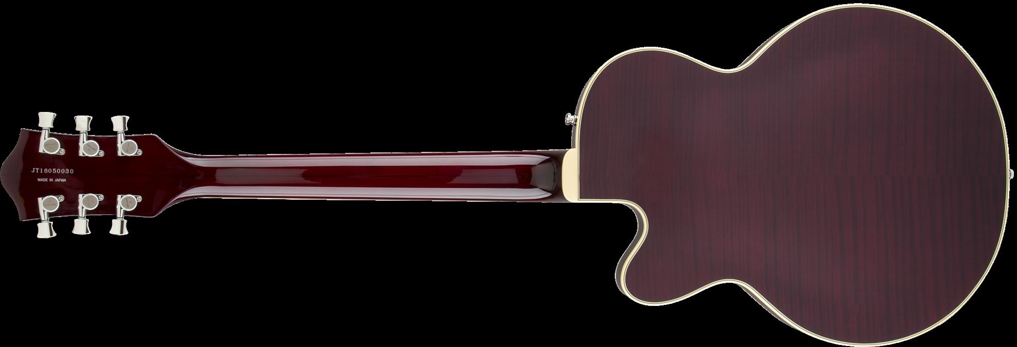 Gretsch G6659TFM Players Edition Broadkaster Jr Centre Block Electric Guitar Dark Cherry Stain