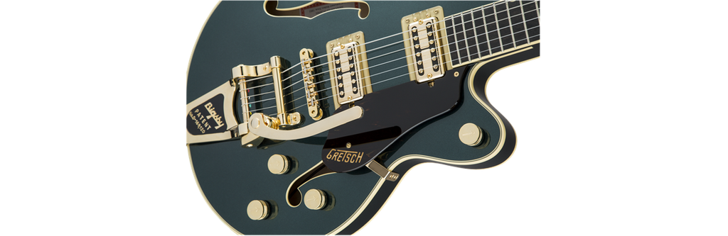 Gretsch G6659TG Players Edition Broadkaster Jr Centre Block Singlecut Electric Guitar in Cadillac Green