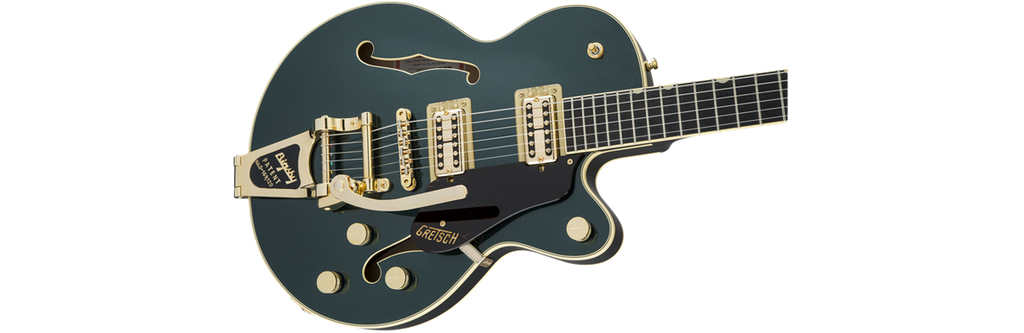 Gretsch G6659TG Players Edition Broadkaster Jr Centre Block Singlecut Electric Guitar in Cadillac Green