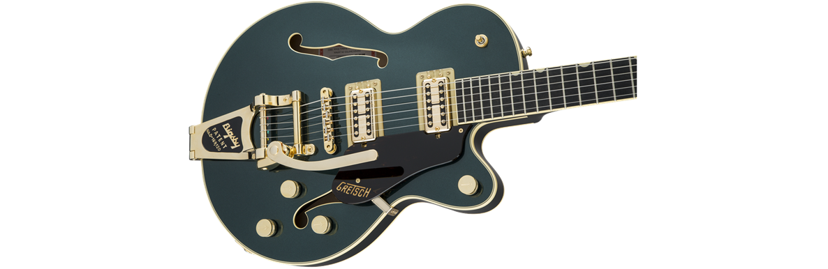 Gretsch G6659TG Players Edition Broadkaster Jr Centre Block Singlecut Electric Guitar in Cadillac Green