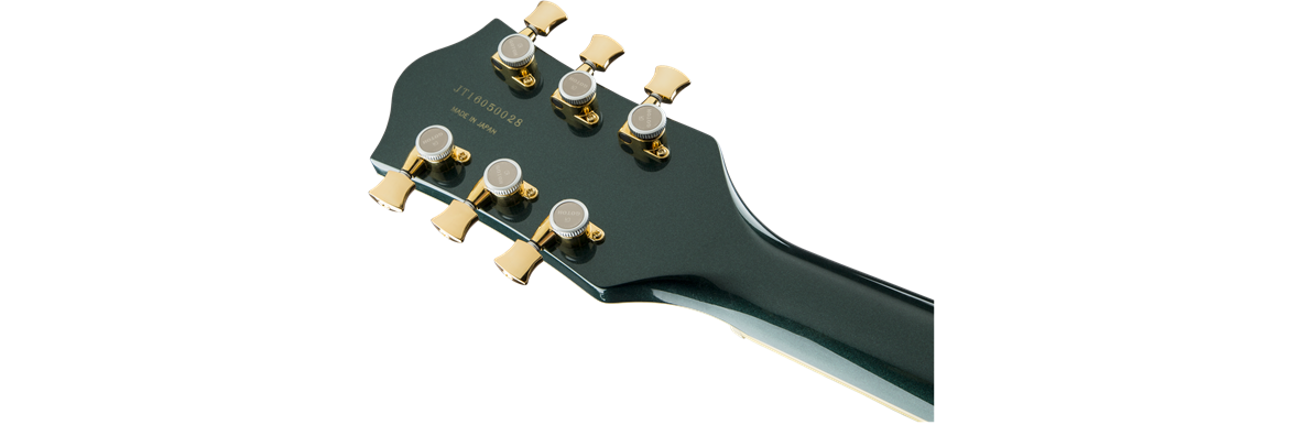 Gretsch G6609TG Players Edition Broadkaster Centre Block Doublecut Electric Guitar Cadillac Green