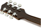 Black Gretsch G6128T Players Edition Jet FT Bigsby electric guitar with chrome hardware and white pickguard, shown from the front.