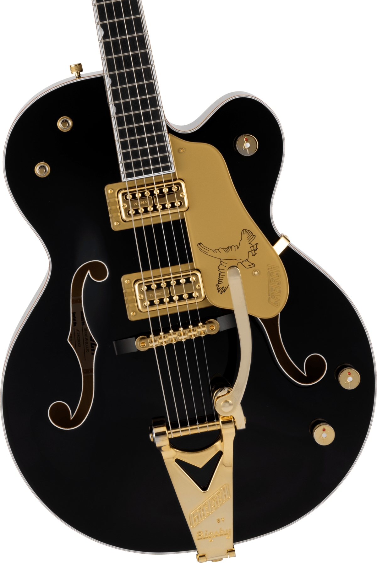 Gretsch G6136TG Limited Edition Falcon Jr. with Bigsby EB Fingerboard in Black