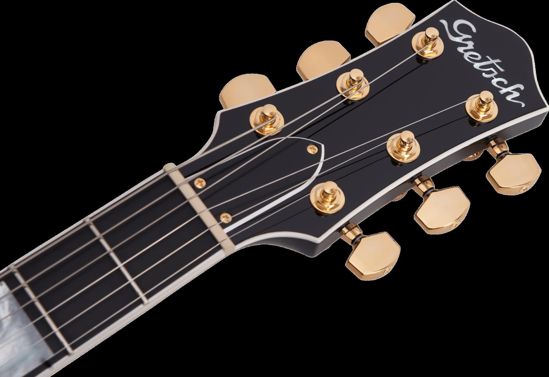 Gretsch G6228TG Players Edition Jet BT Electric Guitar with Bigsby & Gold Hardware, Ebony Fingerboard in Cadillac Green