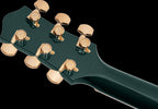 Gretsch G6228TG Players Edition Jet BT electric guitar with Bigsby, gold hardware, ebony fingerboard in Cadillac Green.