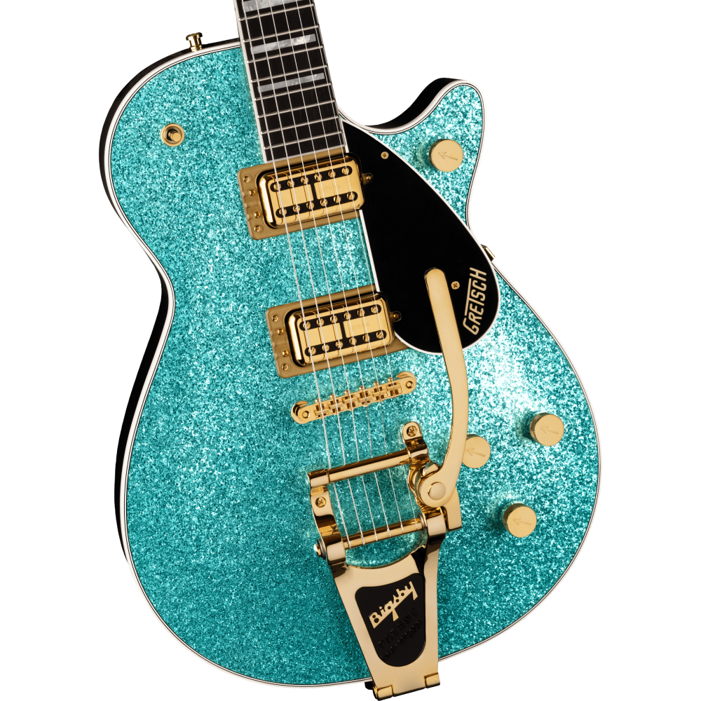 Gretsch G6229TG Limited Players Edition Sparkle Jet BT Electric Guitar - Ocean Turquoise Sparkle