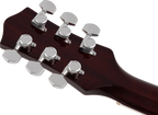 Gretsch G6128T Players Edition Jet DS electric guitar with Bigsby, rosewood fingerboard, black finish, and dual humbucking pickups.
