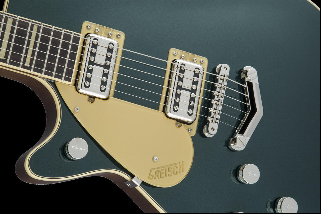 Gretsch G6228LH Players Edition Duo Jet V-Stoptail Left-Handed Electric Guitar Cadillac Green