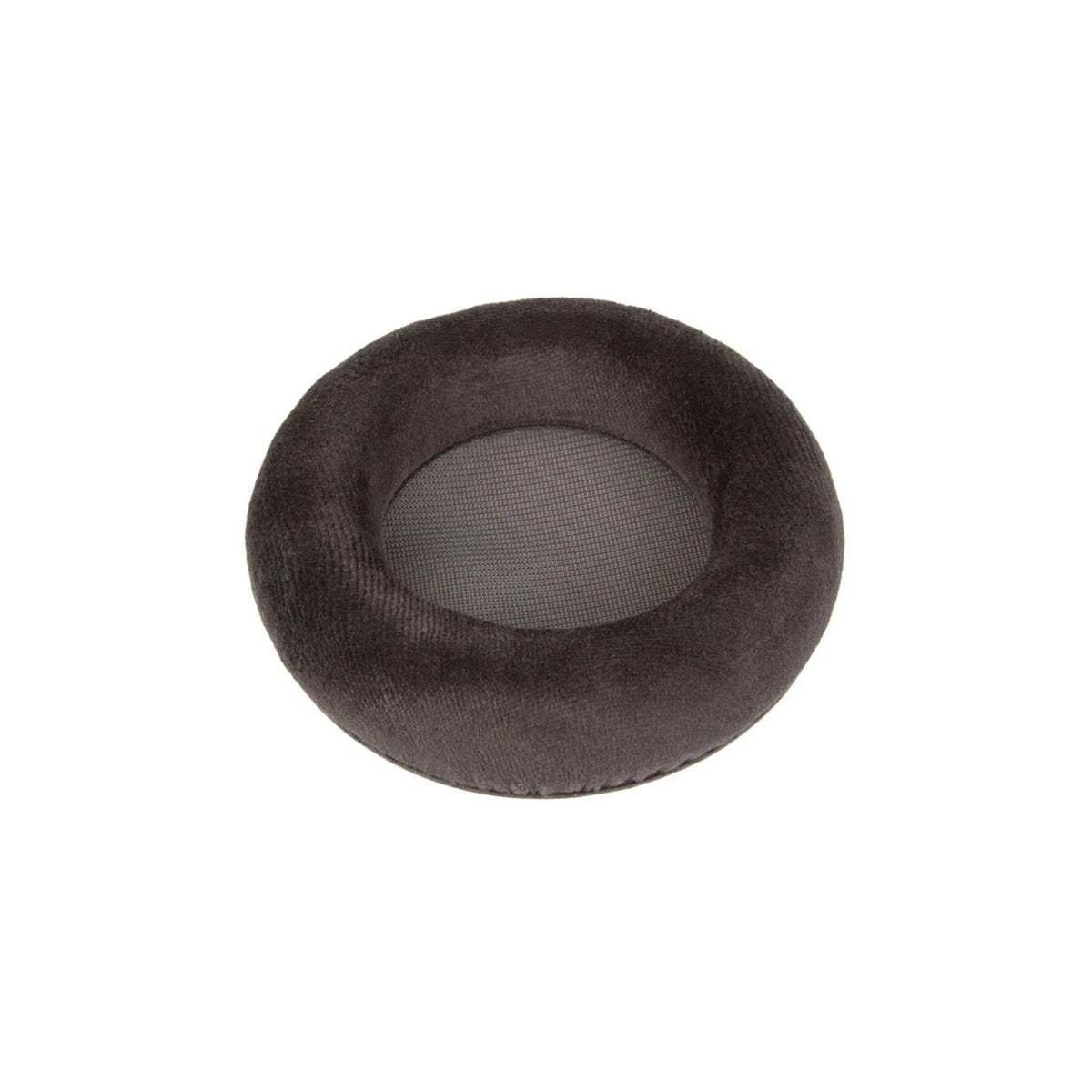 AKG Q701 headphone ear pad replacement, soft cushioned ear cushion for comfortable listening, shown in close-up.
