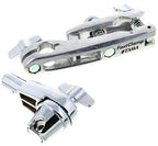 Tama MC66 universal drum hardware clamp attached to a drum stand for secure positioning and stability.