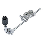 Tama MCA53 cymbal arm attachment with fast clamp mount for drum hardware, shown attached to a drum kit.