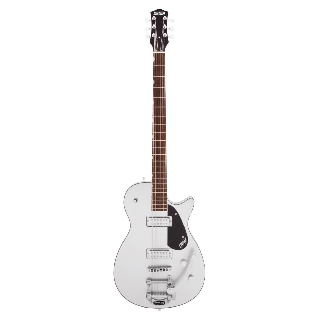Gretsch G5260T Electromatic Jet Baritone Bigsby Electric Guitar - Laurel Fretboard - Airline Silver