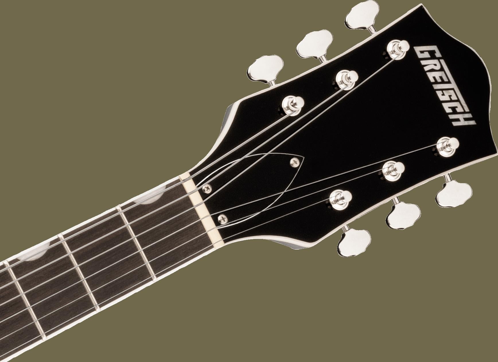 Gretsch G5420T Electromatic Classic Hollow Body Single-Cut Electric Guitar with Bigsby & Laurel Fingerboard in Airline Silver