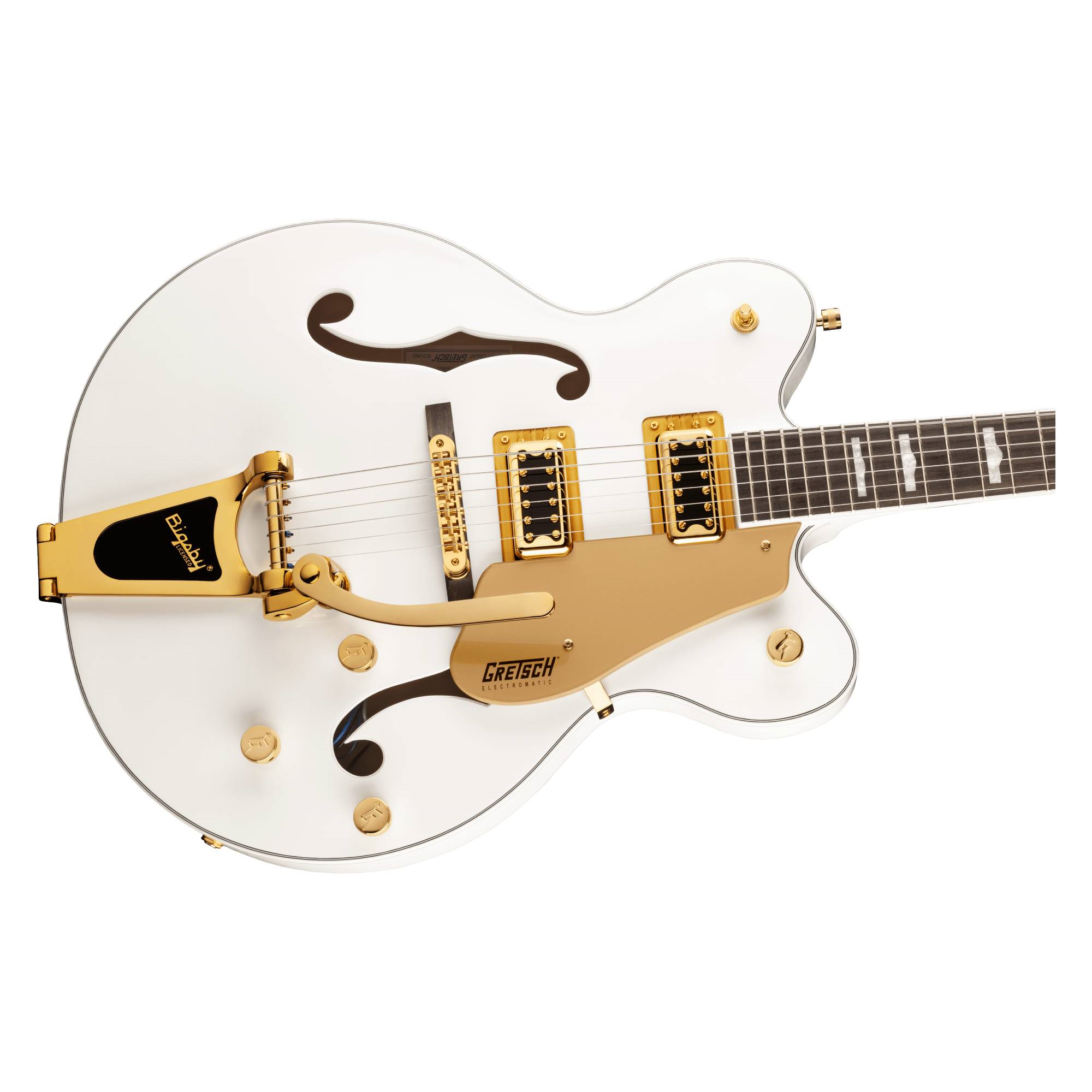 Gretsch G5422TG Electromatic Classic Hollow Body Electric Guitar Bigsby - Snowcrest White