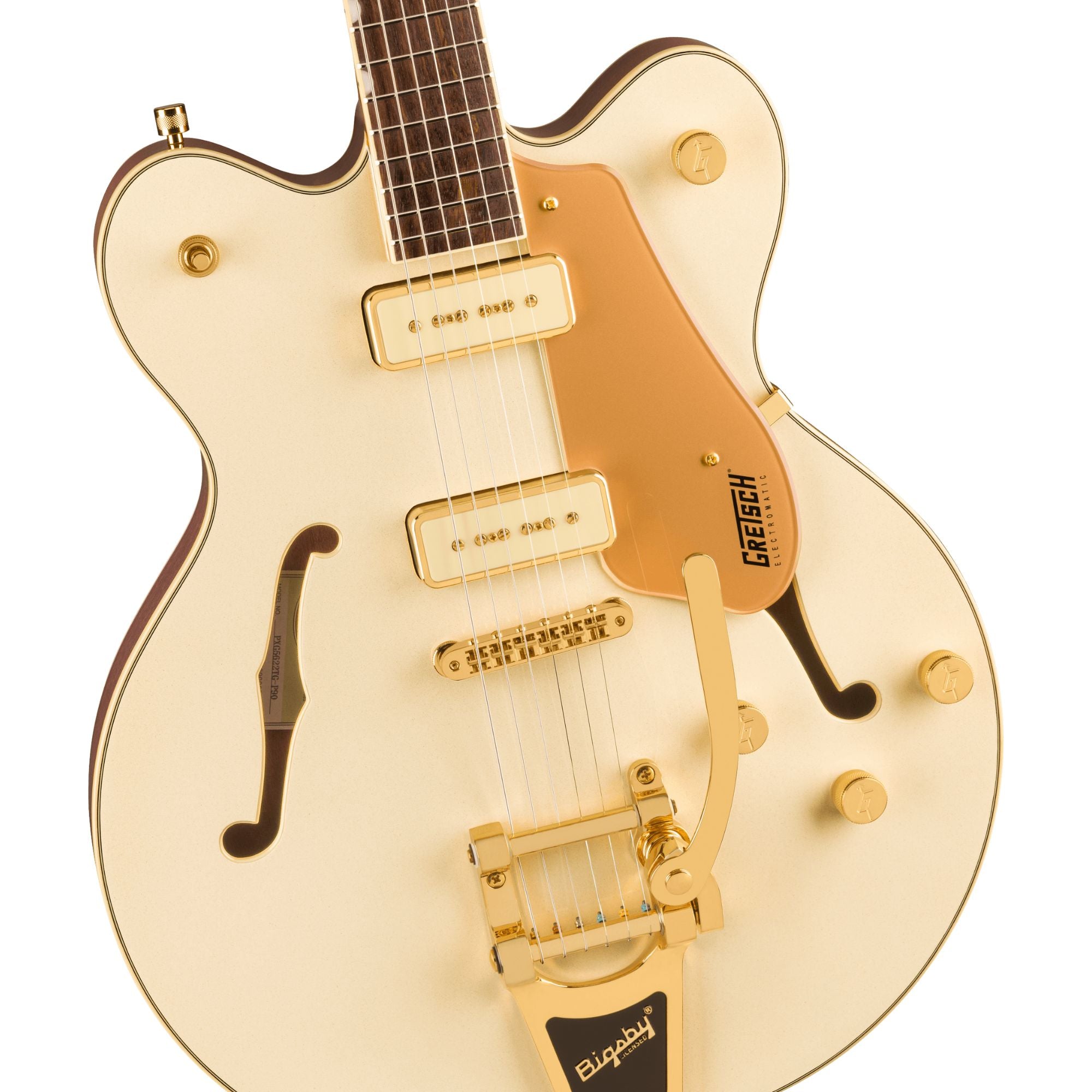 Gretsch G5410T Electromatic Pristine LTD Hollow Dbl-Cut w Bigsby - Wht Gold