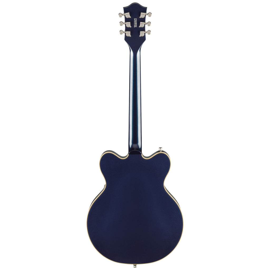 Gretsch G5622T Electromatic Center Block Double Cut electric guitar with Bigsby tremolo in Midnight Sapphire finish.