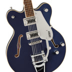Gretsch G5622T Electromatic Center Block Double Cut electric guitar with Bigsby in Midnight Sapphire finish.
