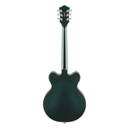 Gretsch G5622T Electromatic Cadillac Green electric guitar with Bigsby tremolo and double cutaway body.