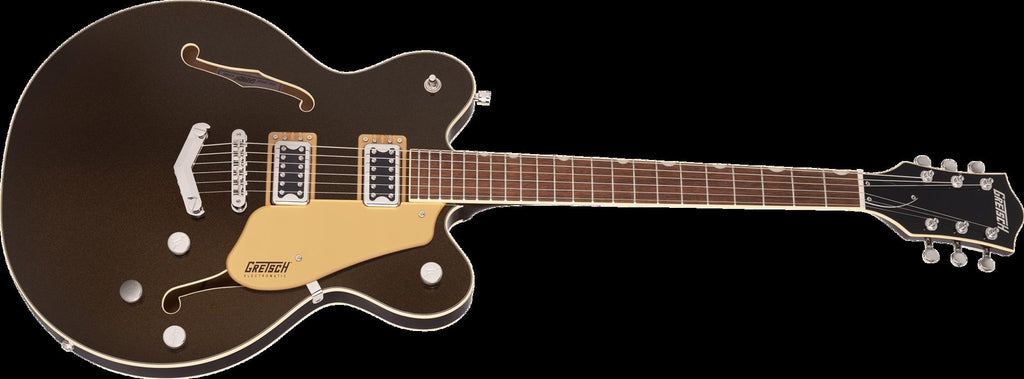 Gretsch G5622 Electromatic Center Block Double-Cut Electric Guitar with V-Stoptail, Laurel Fingerboard in Black Gold