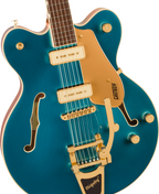 Gretsch Limited Edtion Electromatic Pristine Center Block Double-Cut Hollowbody Electric Guitar with Bigsby in Petrol