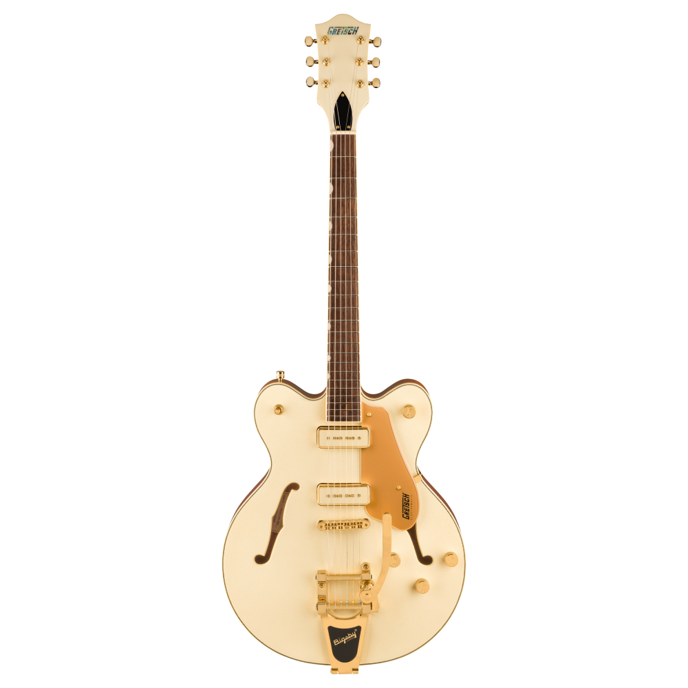 Gretsch Limited Edtion Electromatic Pristine Center Block Double-Cut Hollowbody Electric Guitar with Bigsby in White Gold