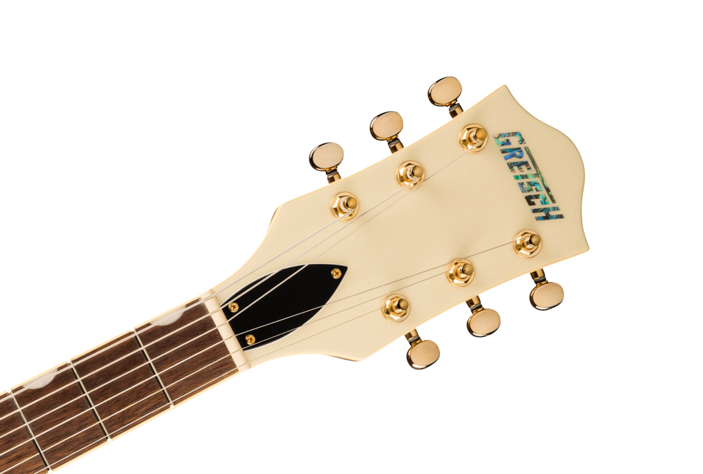 Gretsch Limited Edtion Electromatic Pristine Center Block Double-Cut Hollowbody Electric Guitar with Bigsby in White Gold