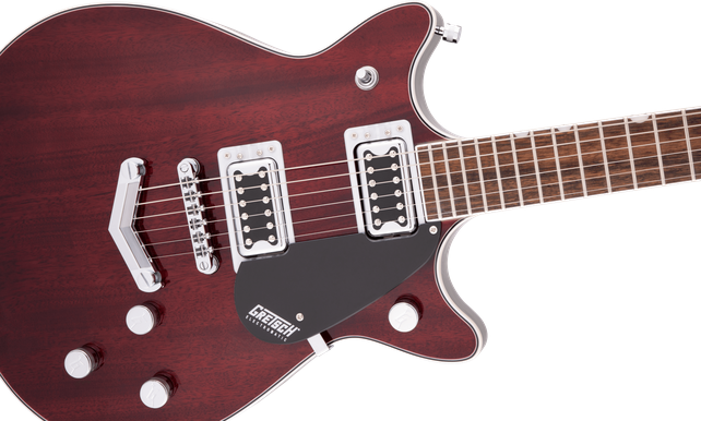 Gretsch G5222 Electromatic Double Jet BT V Stoptail Electric Guitar - Laurel Fretboard - Walnut Stain