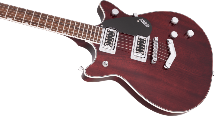 Gretsch G5222 Electromatic Double Jet BT V Stoptail Electric Guitar - Laurel Fretboard - Walnut Stain