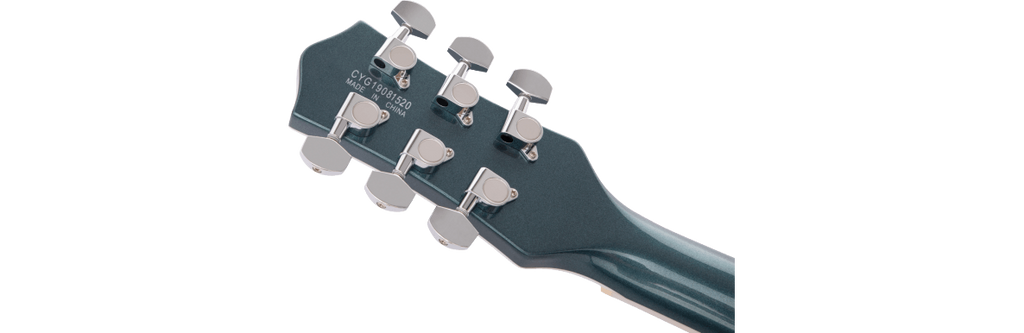 Gretsch G5222 Electromatic Double Jet BT V Stoptail Electric Guitar - Laurel Fretboard - Jade Grey Metallic