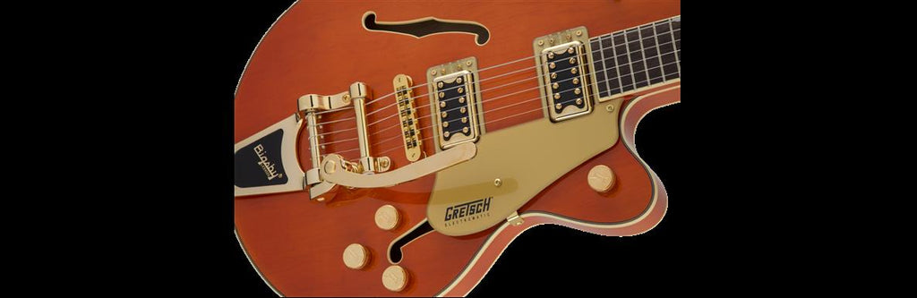 Gretsch G5655TG Electromatic Centre Block Jr Electric Guitar LRL - Orange Stain