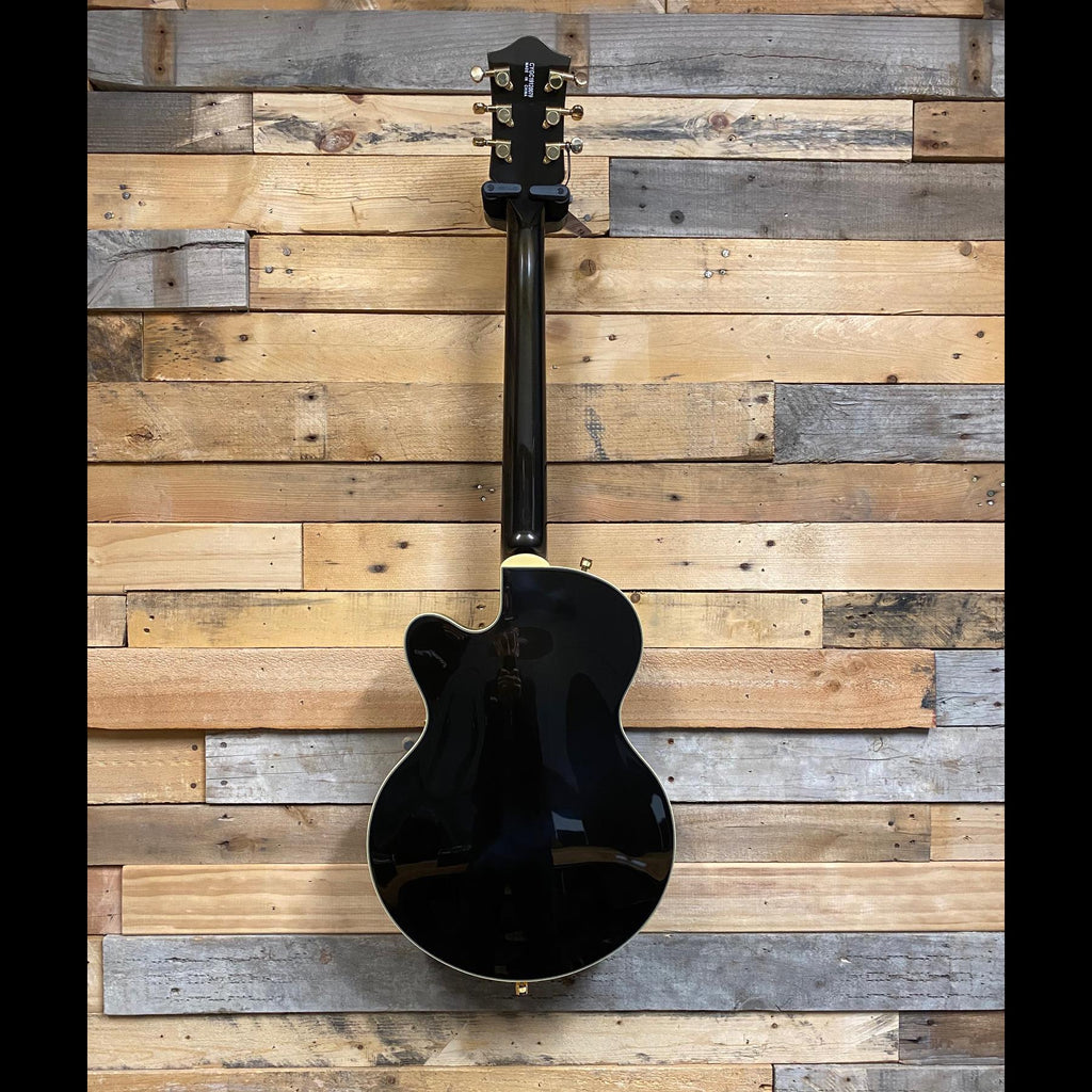 Gretsch G5655TG Electromatic Center Block Jr Single Cut Bigsby Electric Guitar - Laurel Fretboard - Black with Gold Hardware