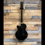 Gretsch G5655TG Electromatic Center Block Jr Single Cut Bigsby Electric Guitar - Laurel Fretboard - Black with Gold Hardware